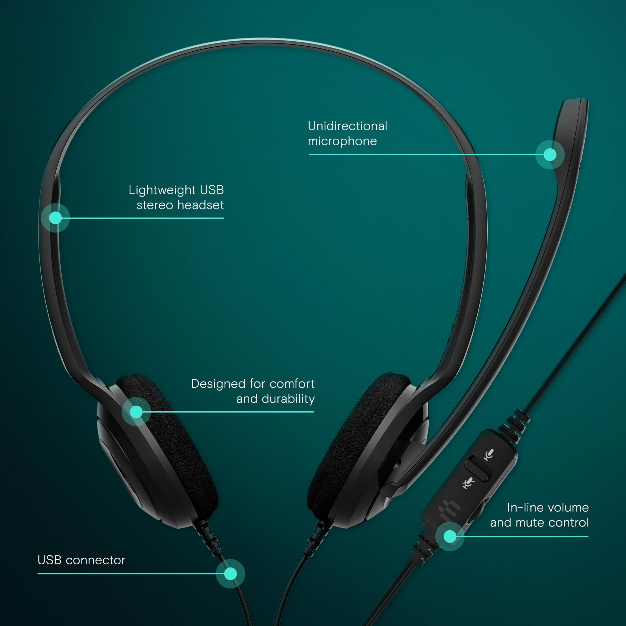 Foto 4 pulgar | Auriculares Epos Consumer Audio Sennheiser Pc 8 Usb - Venta Internacional