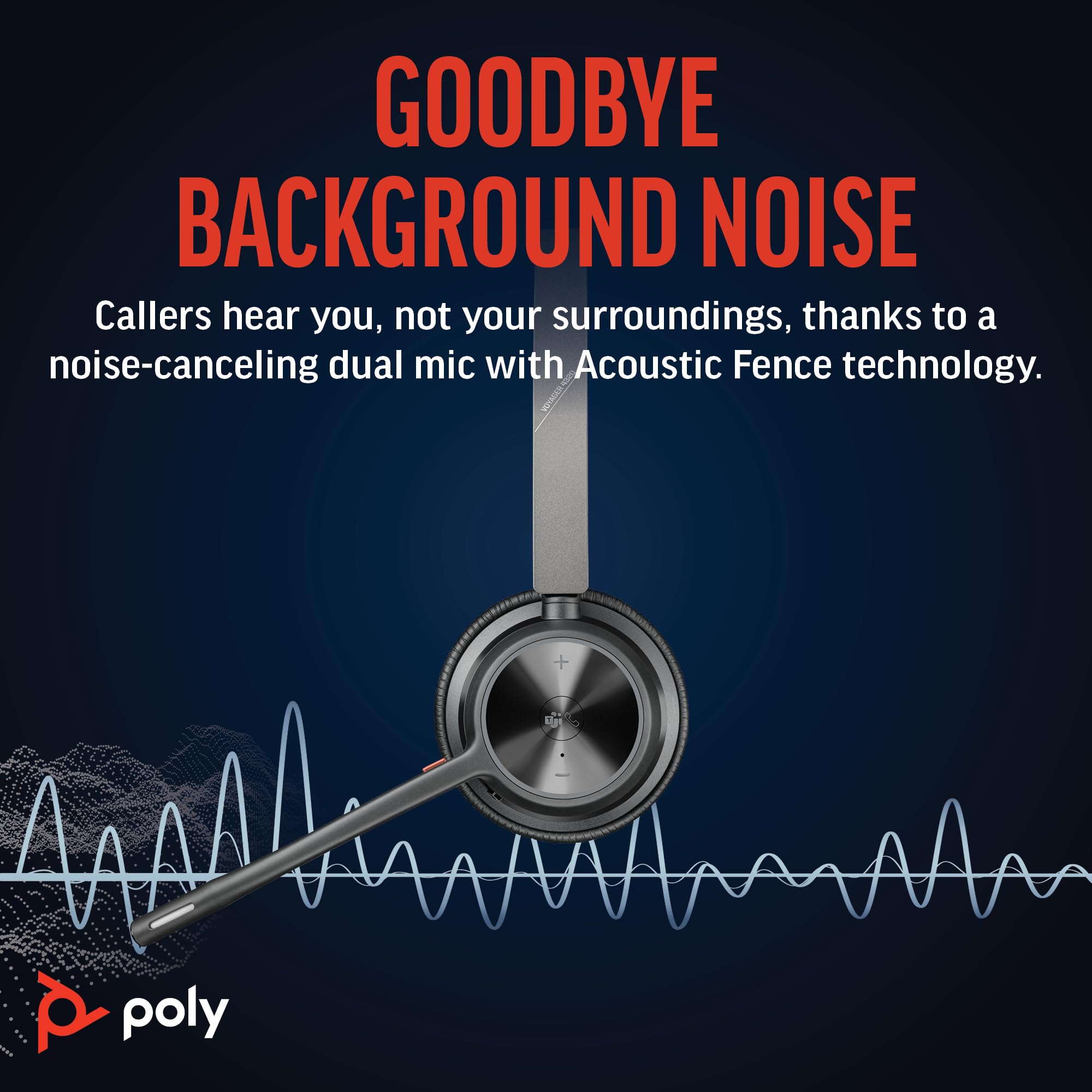 Foto 4 pulgar | Auriculares Inalámbricos Poly Voyager 4320 Uc con Soporte de Carga - Venta Internacional
