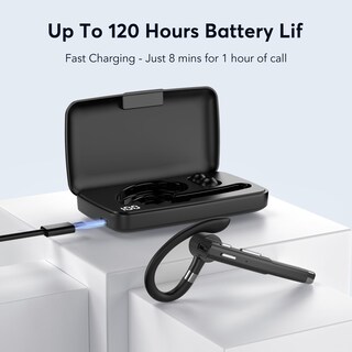 Foto 4 | Auriculares Bluetooth Euqq Inalámbricos Negro - Venta Internacional