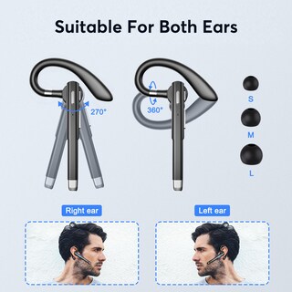 Foto 6 | Auriculares Bluetooth Euqq Inalámbricos Negro - Venta Internacional
