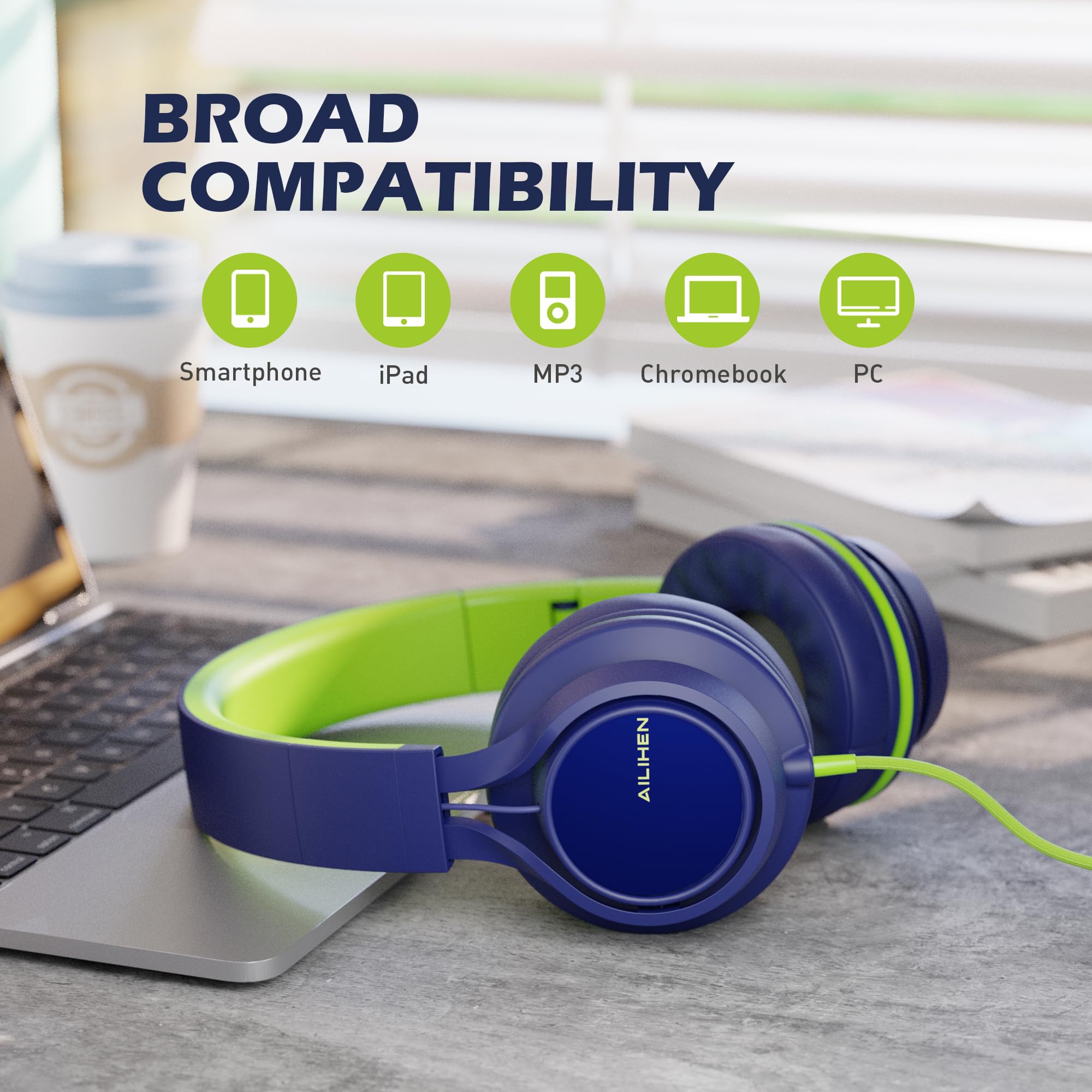 Foto 5 pulgar | Auriculares Ailihen C8 Con Cable Con Micrófono Y Control De Volumen - Venta Internacional.
