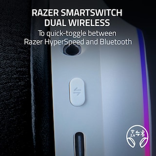 Foto 2 | Auriculares de Diadema Inalámbricos Razer Barracuda X Chroma White - Venta Internacional