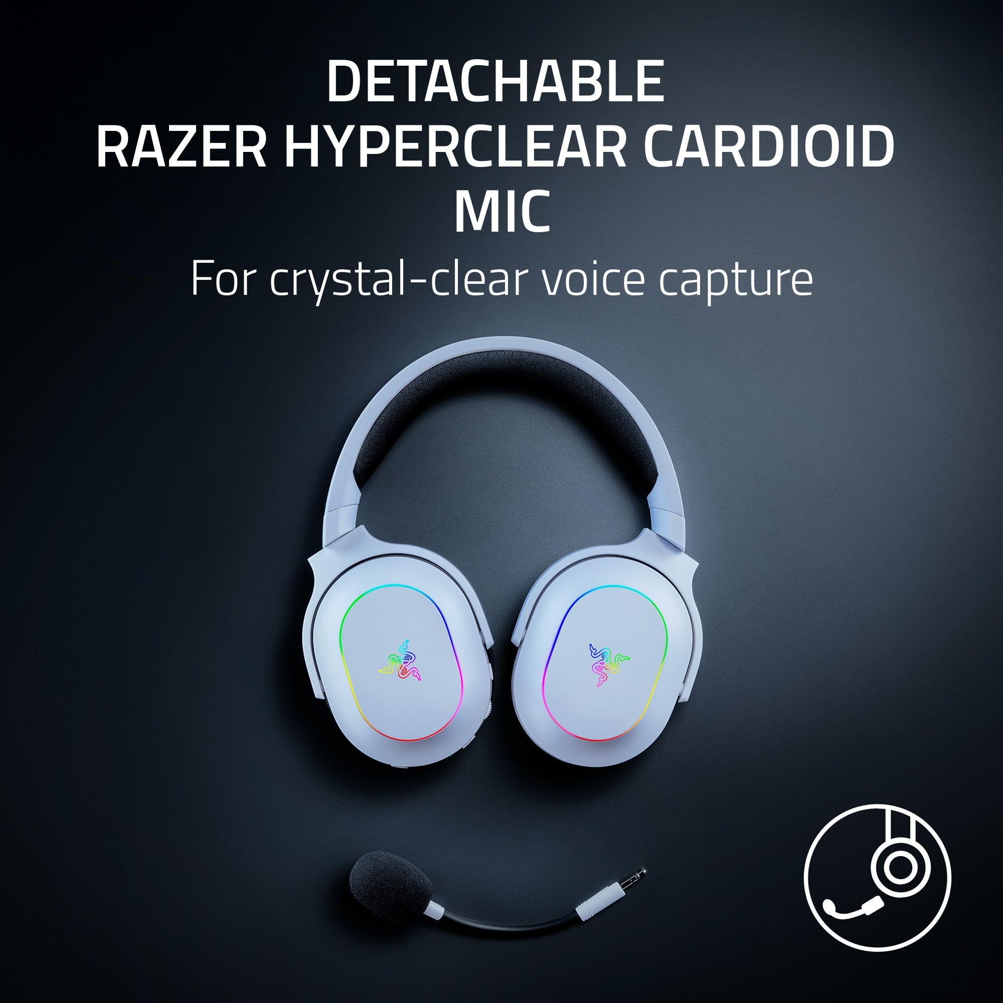 Foto 7 pulgar | Auriculares de Diadema Inalámbricos Razer Barracuda X Chroma White - Venta Internacional
