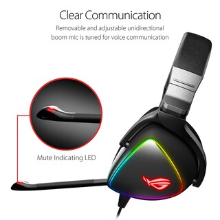 Foto 7 | Auriculares Para Juegos Asus Rog Delta Con Micrófono De Alta Resolución Ess Quad-dac - Venta Internacional.