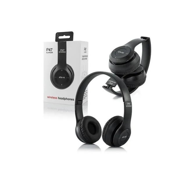 Foto 4 | Audifonos Inalámbricos Bt P47 Negros
