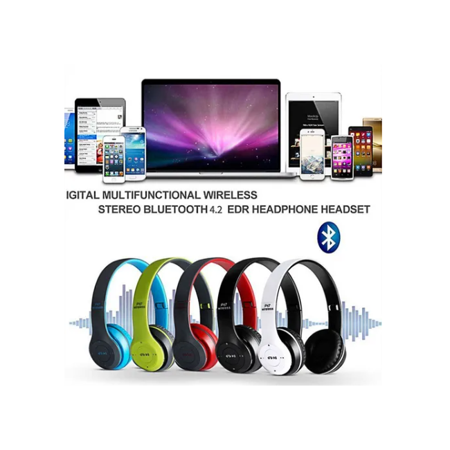 Foto 6 pulgar | Audifonos Inalámbricos Bt P47 Negros