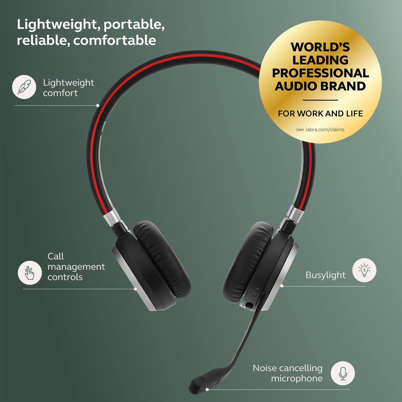 Foto 4 pulgar | Auriculares Bluetooth Jabra Evolve 65 Se Link380a Ms Stereo - Venta Internacional.