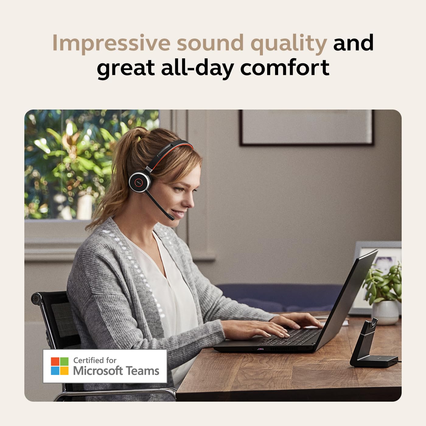 Foto 4 | Auriculares Bluetooth Jabra Evolve 65 Se Link380a Ms Stereo - Venta Internacional.