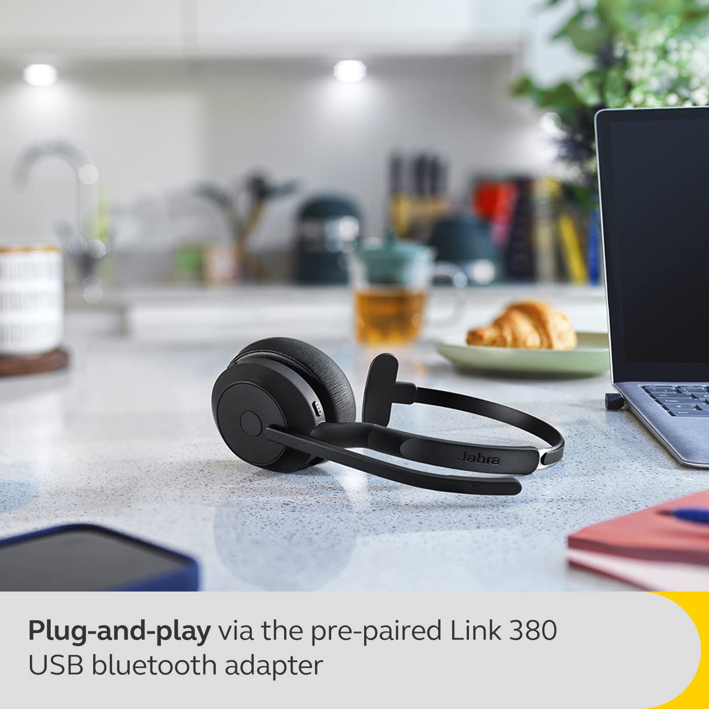 Foto 8 pulgar | Auriculares Inalámbricos Jabra Evolve2 55 Mono Con Cancelación De Ruido - Venta Internacional.