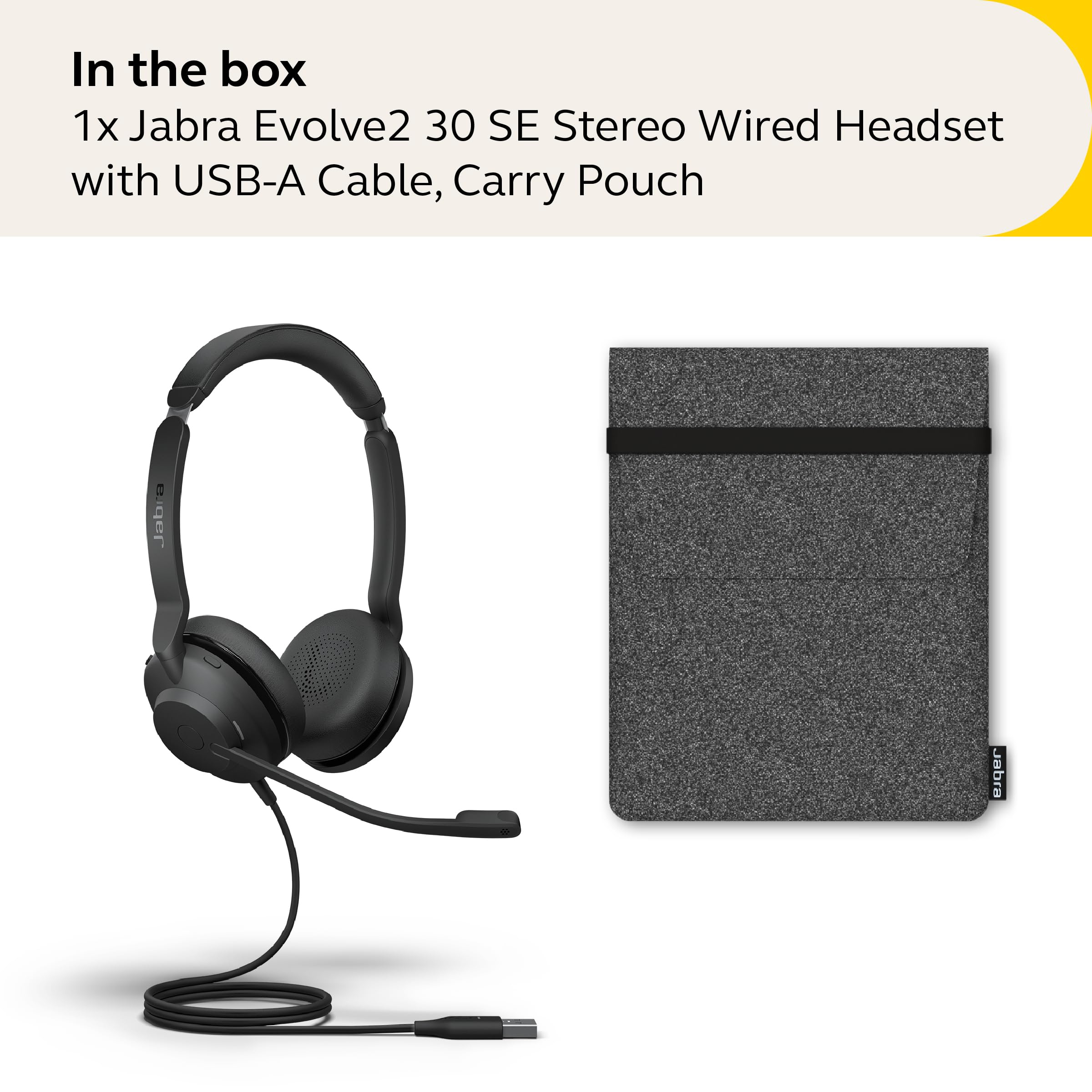 Foto 7 | Auriculares Jabra Evolve2 30 Se Estéreo Con Cancelación De Ruido Con Cable - Venta Internacional.