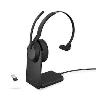 Foto 1 | Auriculares Inalámbricos Jabra Evolve2 55 Mono Con Soporte De Carga Bla - Venta Internacional.