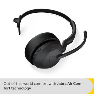 Foto 2 | Auriculares Inalámbricos Jabra Evolve2 55 Mono Con Soporte De Carga Bla - Venta Internacional.