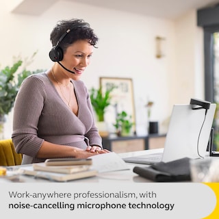 Foto 5 | Auriculares Inalámbricos Jabra Evolve2 55 Mono Con Soporte De Carga Bla - Venta Internacional.