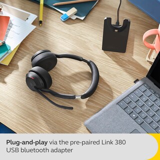 Foto 7 | Auriculares Inalámbricos Jabra Evolve2 55 Estéreo Con Cancelación De Ruido - Venta Internacional.