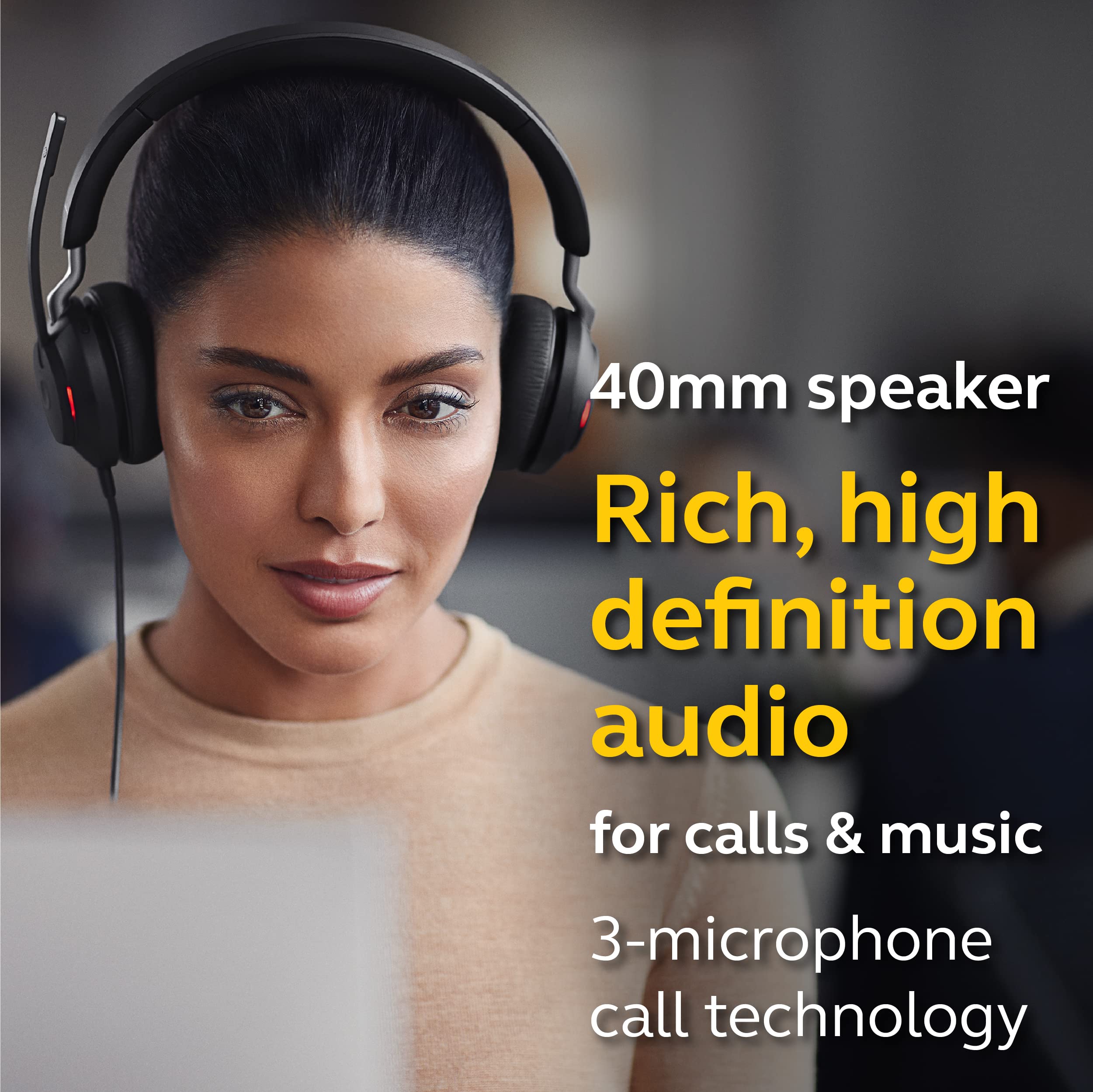 Foto 3 pulgar | Auriculares Con Cable Jabra Evolve2 40 Uc Usb-c Estéreo Negros - Venta Internacional.