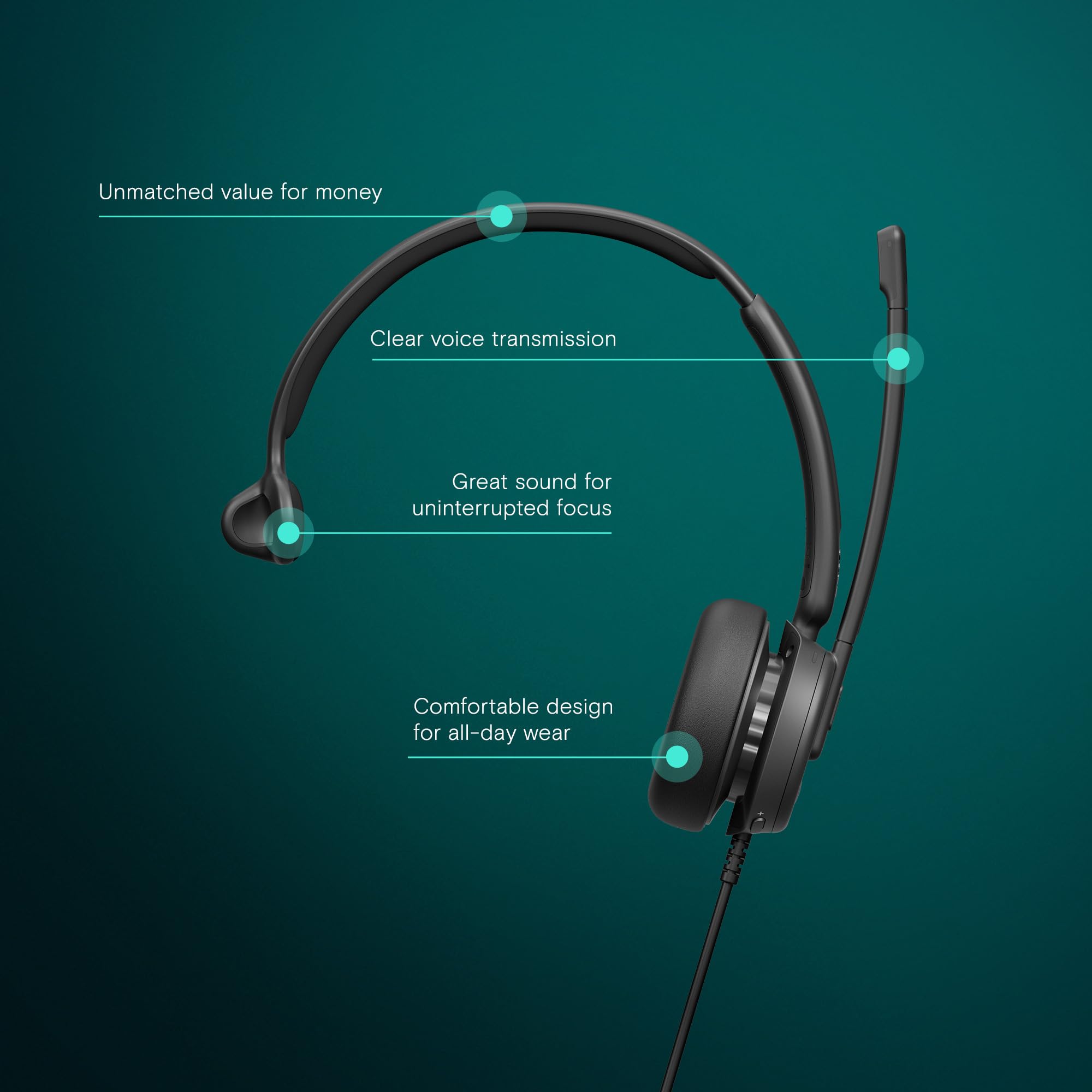 Foto 3 pulgar | Auriculares Supraaurales Epos Impact 430 Mono Usb C/a Con Micrófono - Venta Internacional.