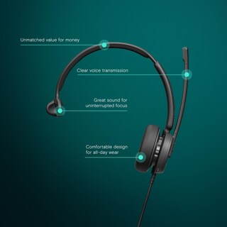 Foto 2 | Auriculares Supraaurales Epos Impact 430 Mono Usb C/a Con Micrófono - Venta Internacional.