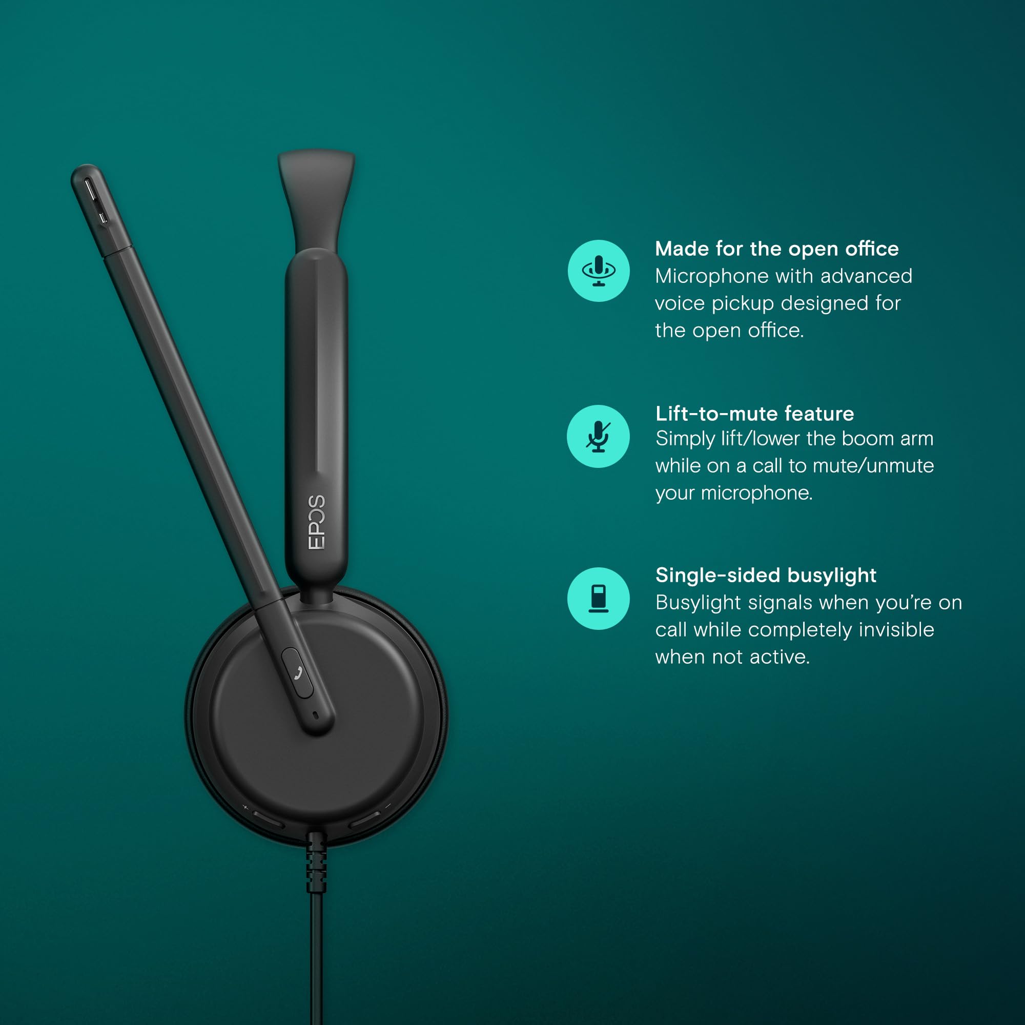 Foto 4 pulgar | Auriculares Supraaurales Epos Impact 430 Mono Usb C/a Con Micrófono - Venta Internacional.