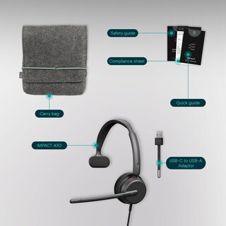 Foto 5 | Auriculares Supraaurales Epos Impact 430 Mono Usb C/a Con Micrófono - Venta Internacional.