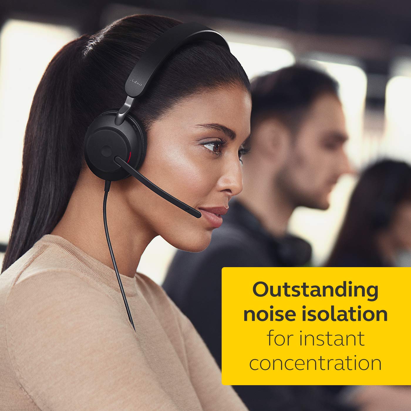 Foto 3 pulgar | Auriculares Monofónicos Con Cancelación De Ruido Con Cable Jabra Evolve2 40 Se - Venta Internacional.
