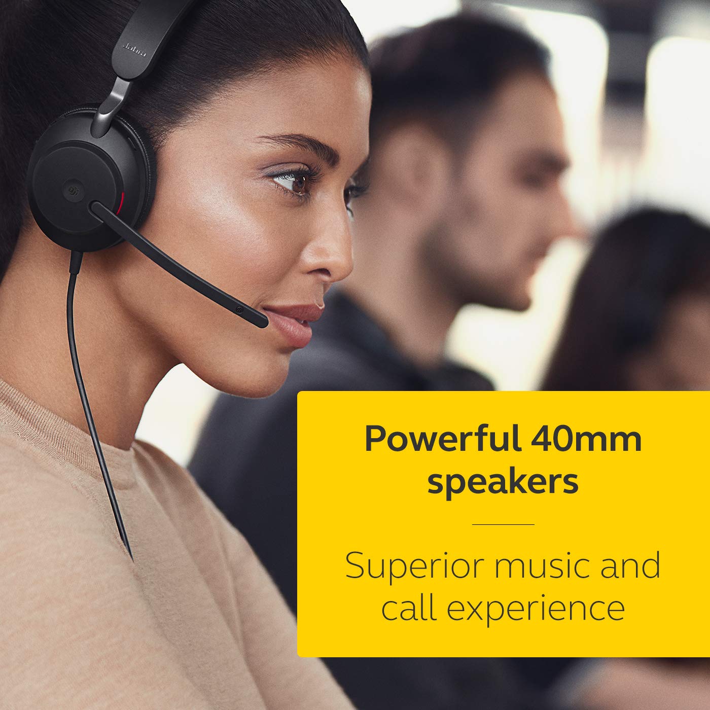 Foto 5 pulgar | Auriculares Monofónicos Con Cancelación De Ruido Con Cable Jabra Evolve2 40 Se - Venta Internacional.