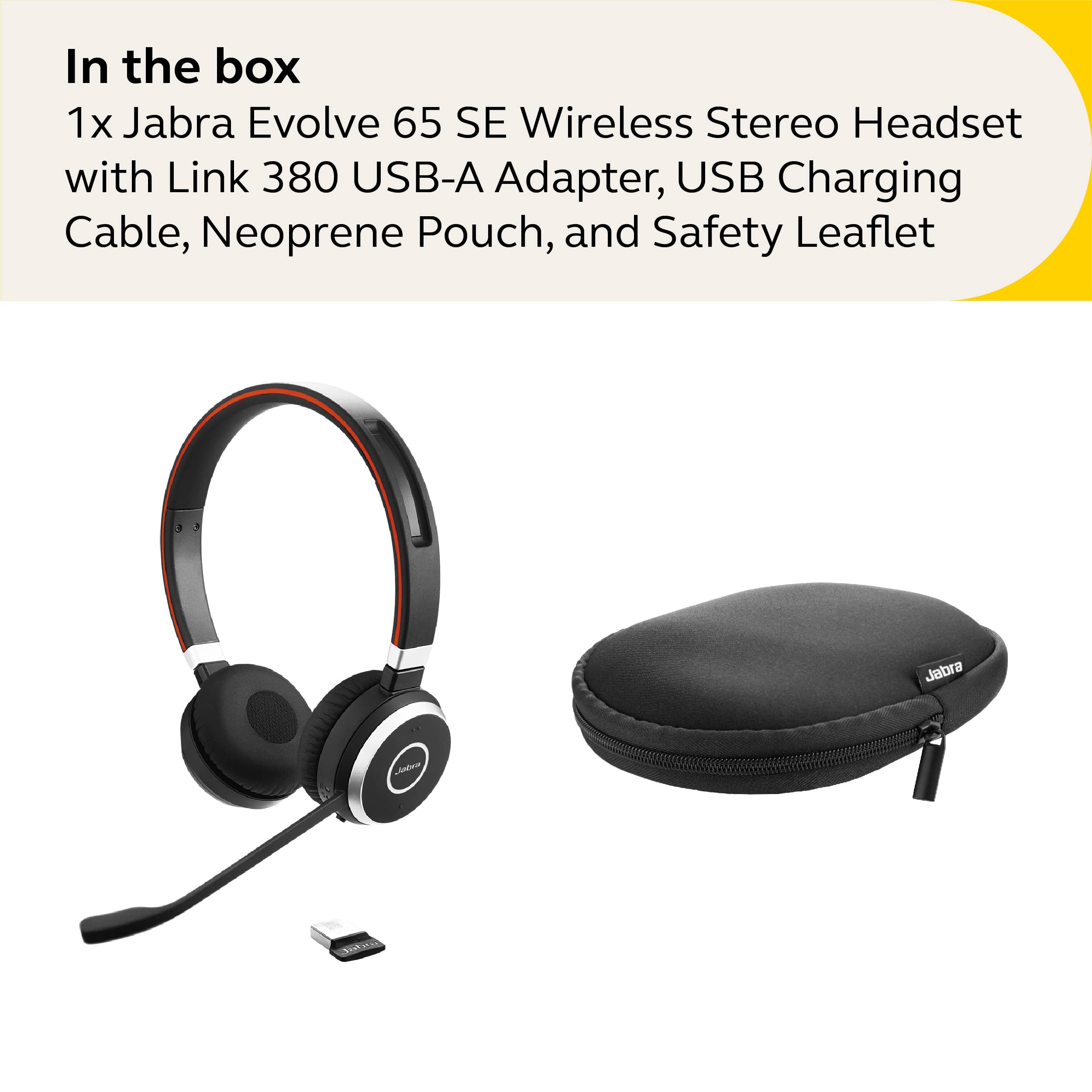 Foto 7 pulgar | Auriculares Bluetooth Jabra Evolve 65 Se Link380a Uc Stereo - Venta Internacional