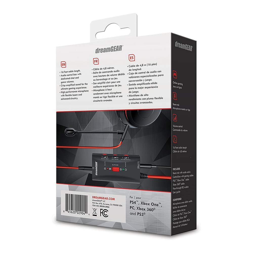Foto 3 | Auriculares Para Juegos Dreamgear Boomchat Pro Con Micrófono Boom - Venta Internacional.