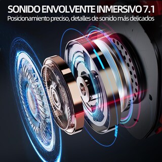 Foto 2 | Audífonos Gamers Alámbricos Krios K12 con Micrófono