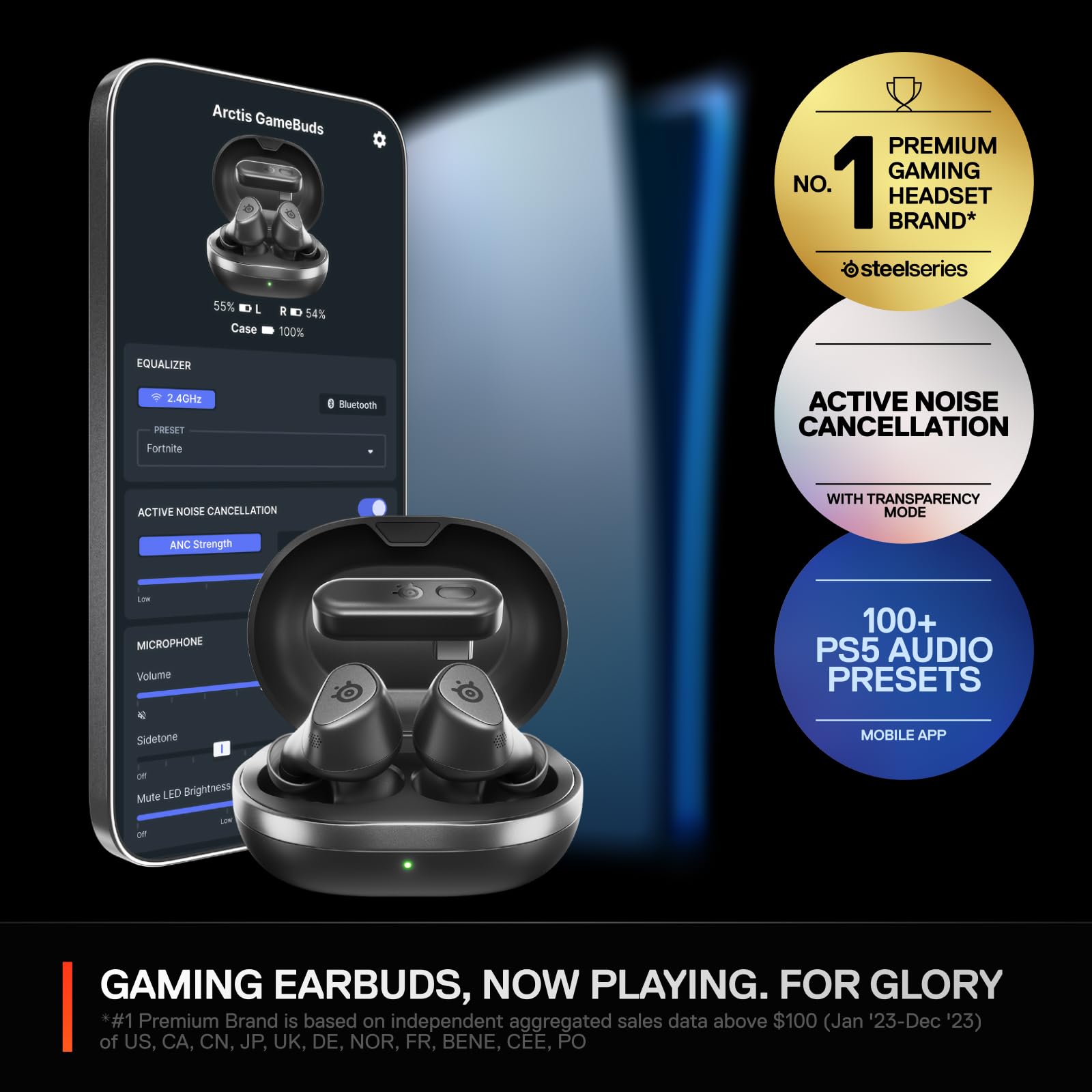 Foto 4 pulgar | Audífonos Inalámbricos Steelseries Arctis GameBuds - Venta Internacional