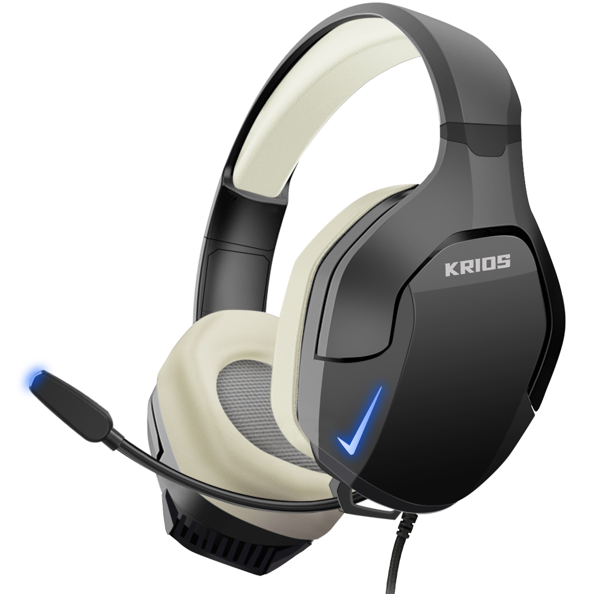 Foto 2 pulgar | Audífonos Alámbricos Krios K10 con Micrófono