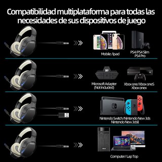 Foto 7 | Audífonos Alámbricos Krios K10 con Micrófono