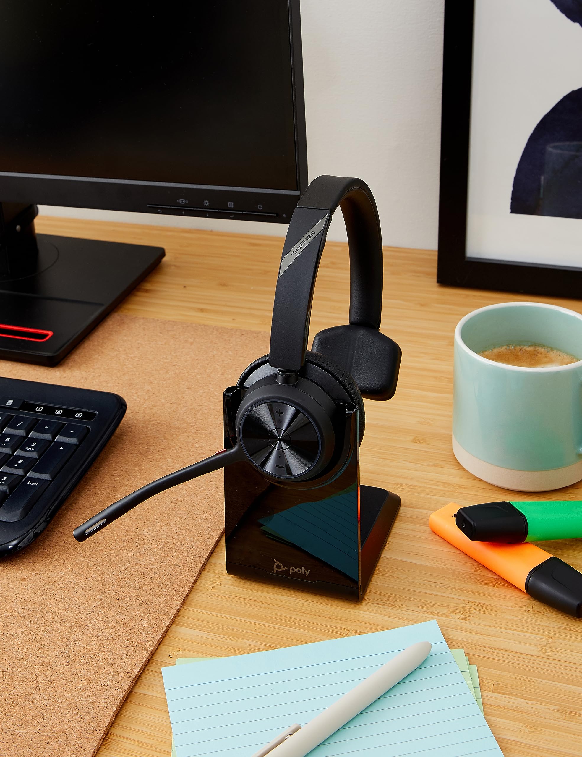 Foto 2 | Auriculares Inalámbricos Poly Voyager 4310 Uc Con Soporte De Carga - Venta Internacional.