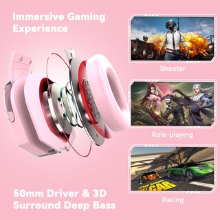 Foto 2 | Auriculares Para Juegos Imyb A88 Con Micrófono Cableado Para Pc Ps5 Xbox - Venta Internacional.