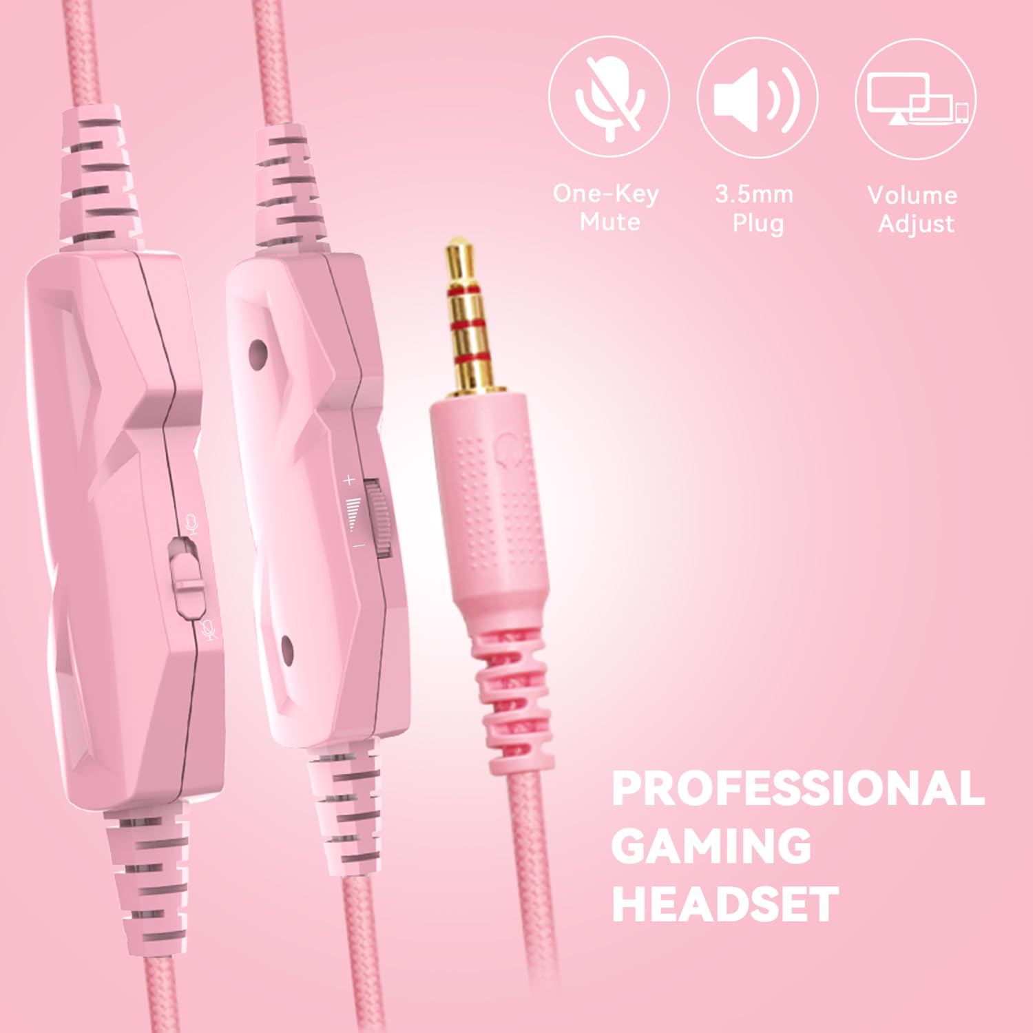 Foto 7 pulgar | Auriculares Para Juegos Imyb A88 Con Micrófono Cableado Para Pc Ps5 Xbox - Venta Internacional.