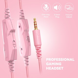 Foto 6 | Auriculares Para Juegos Imyb A88 Con Micrófono Cableado Para Pc Ps5 Xbox - Venta Internacional.