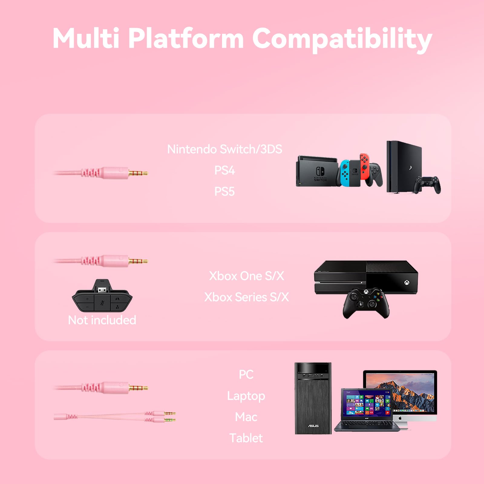 Foto 6 pulgar | Auriculares Para Juegos Imyb A36 Con Micrófono Para Pc/ps/xbox/nintendo - Venta Internacional.