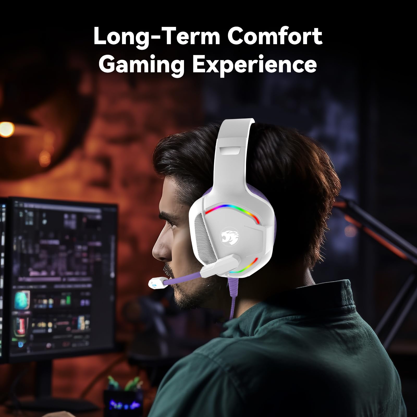 Foto 5 pulgar | Auriculares Para Juegos Imyb A36 Con Micrófono Para Pc/ps/xbox/nintendo - Venta Internacional.