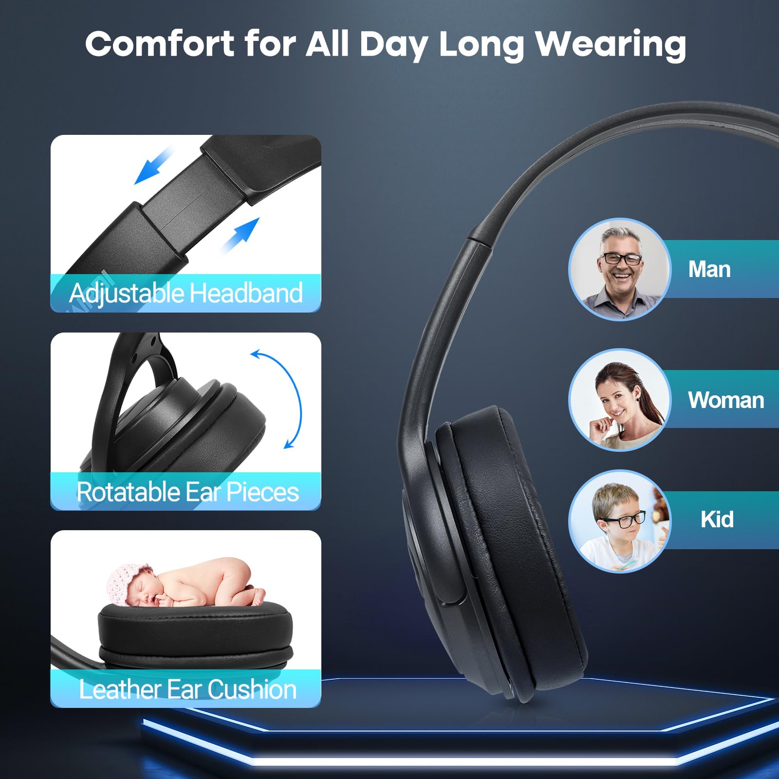 Foto 5 | Auriculares Usb Mairdi Con Micrófono Para Pc Con Cancelación De Ruido - Venta Internacional.
