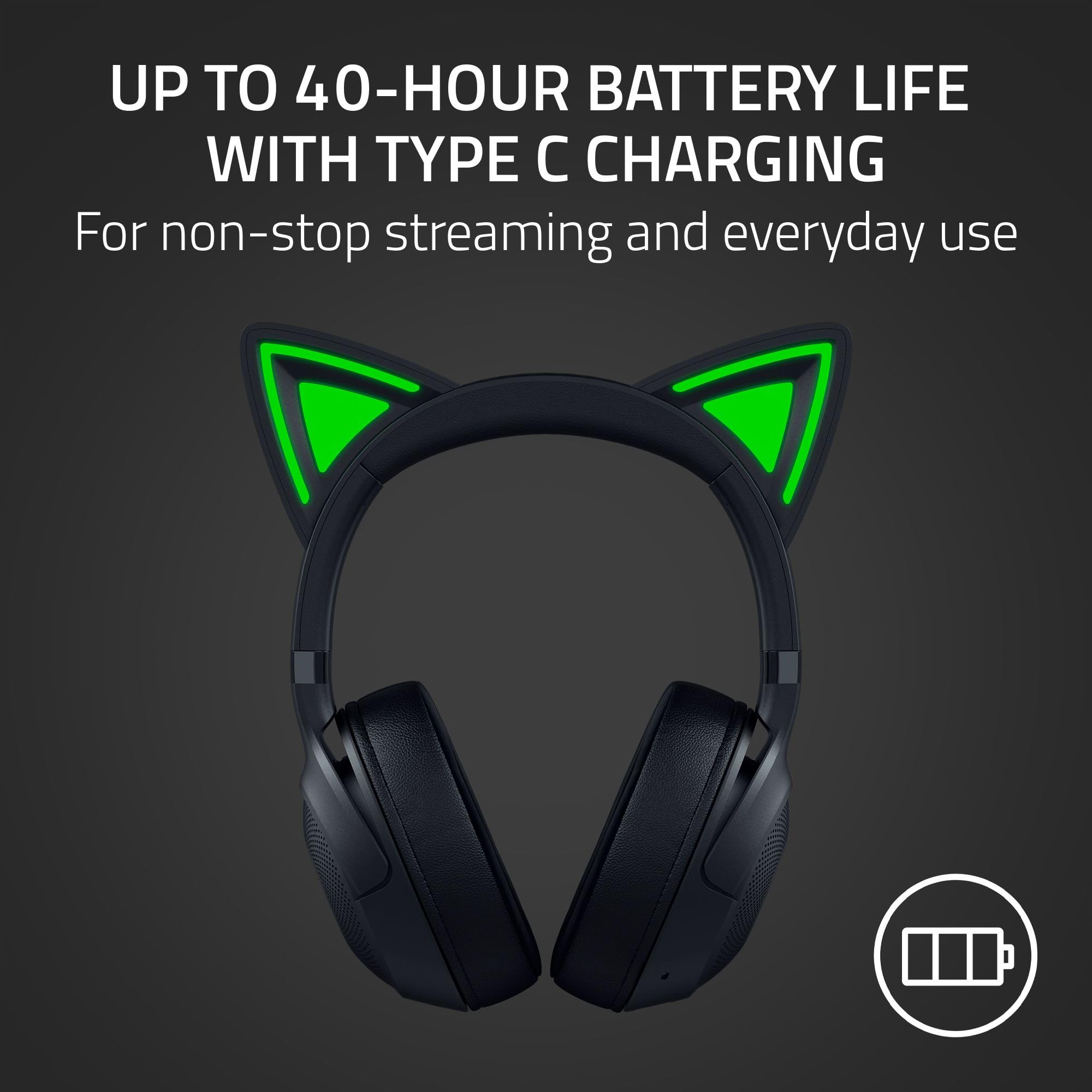 Foto 8 pulgar | Auriculares Razer Kraken Kitty V2 Bt Inalámbricos Rgb con Batería- Venta Internacional