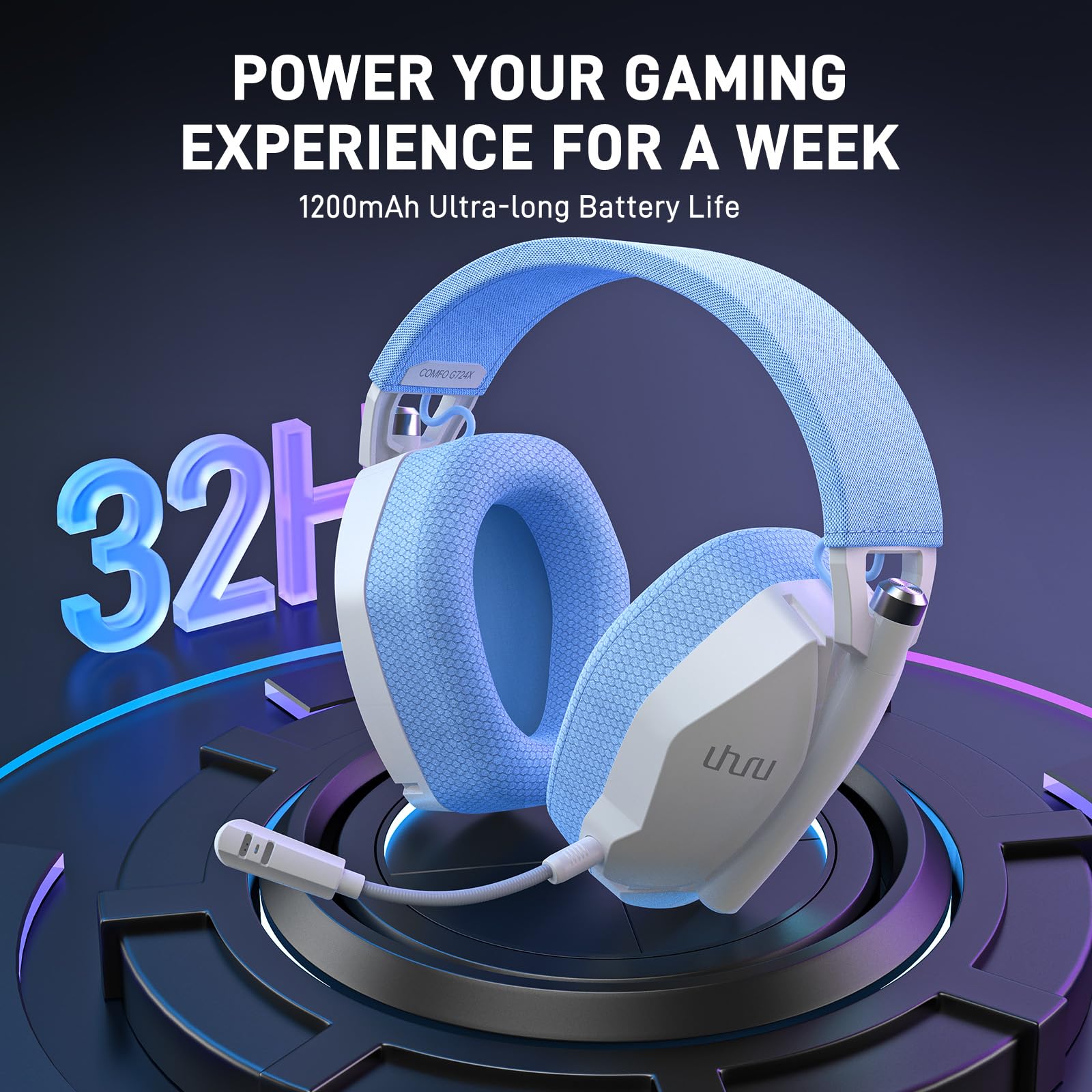 Foto 8 pulgar | Auriculares Inalámbricos Para Juegos Uhuru Para Pc Ps4 Ps5 Con Micrófono - Venta Internacional.