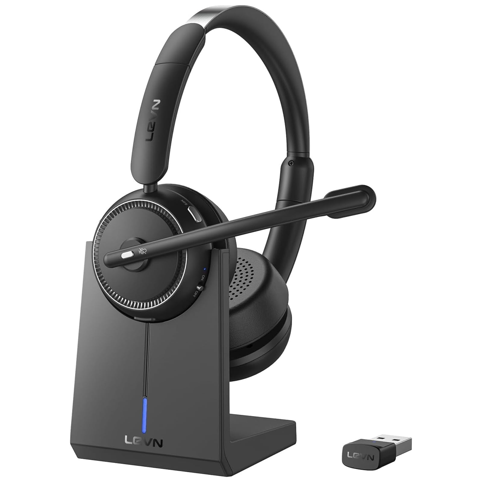 Auriculares Inalámbricos Levn Con Micrófono Bluetooth Work, Batería De 65 H - Venta Internacional.