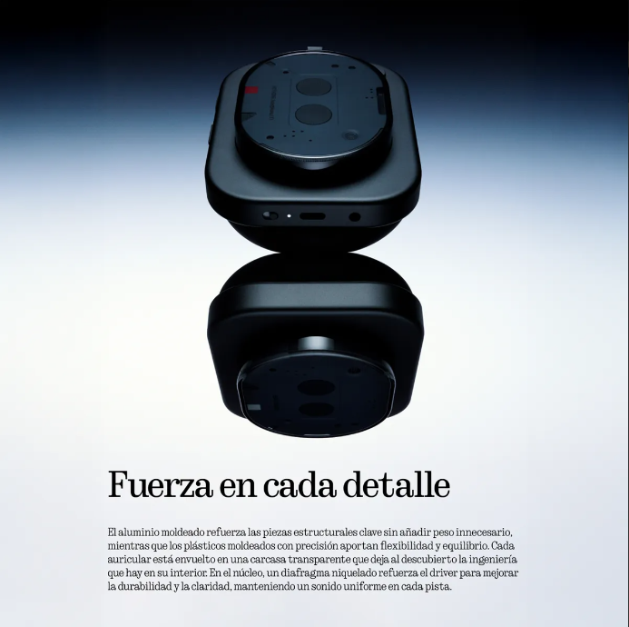 Foto 8 pulgar | Audífonos Headphone Nothing Versión Intl Negro con Funda t Cable