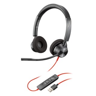 Foto 1 | Auriculares Plantronics Blackwire 3320 Usb-a Con Cable De Doble Oreja - Venta Internacional.