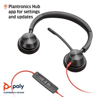 Foto 5 | Auriculares Plantronics Blackwire 3320 Usb-a Con Cable De Doble Oreja - Venta Internacional.