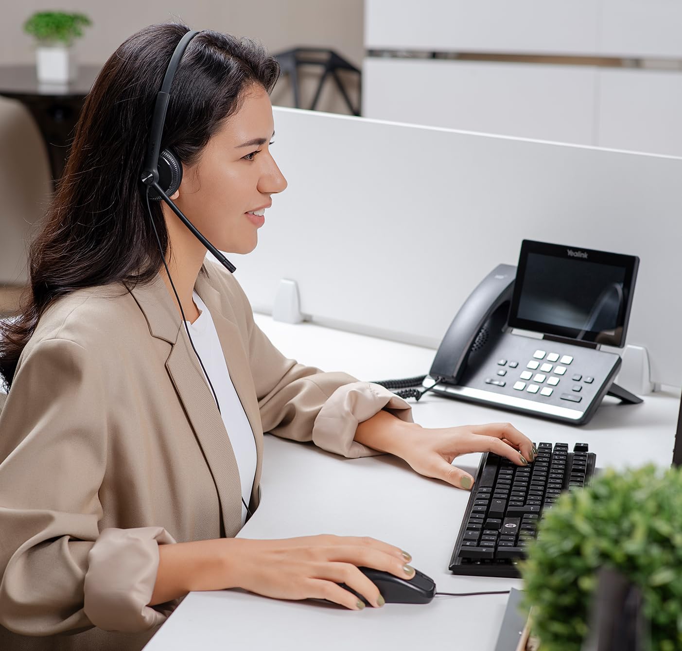 Foto 4 pulgar | Auriculares Usb Yealink Uh34 Con Micrófono Para Pc Portátil - Venta Internacional.