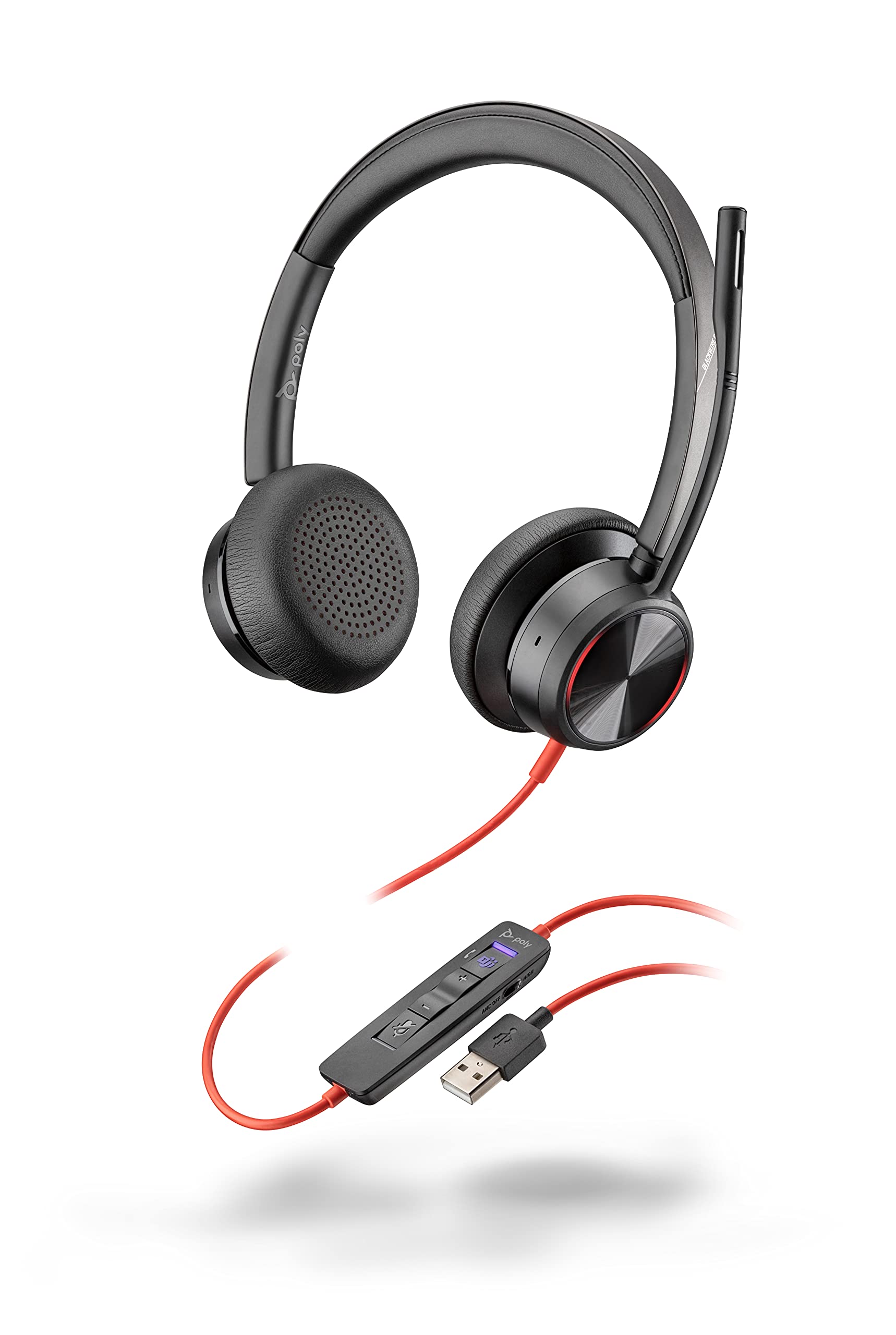 Foto 3 pulgar | Auriculares Con Cable Plantronics Poly Blackwire 8225 Con Micrófono Boom - Venta Internacional.