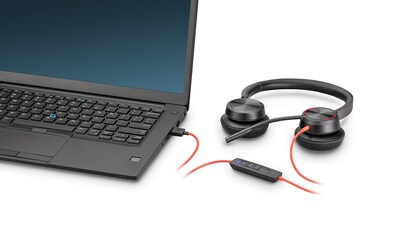 Foto 3 | Auriculares Con Cable Plantronics Poly Blackwire 8225 Con Micrófono Boom - Venta Internacional.