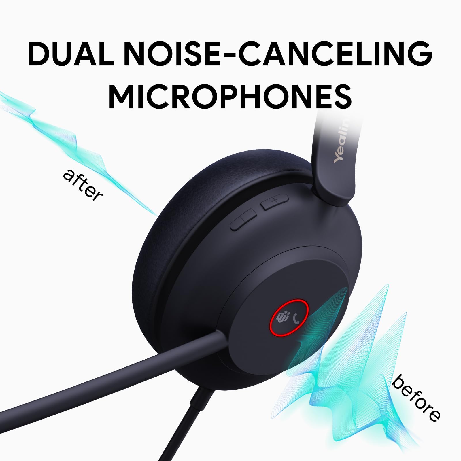 Foto 3 pulgar | Auriculares Usb Yealink Uh37 Con Micrófono Para Pc Portátil - Venta Internacional.