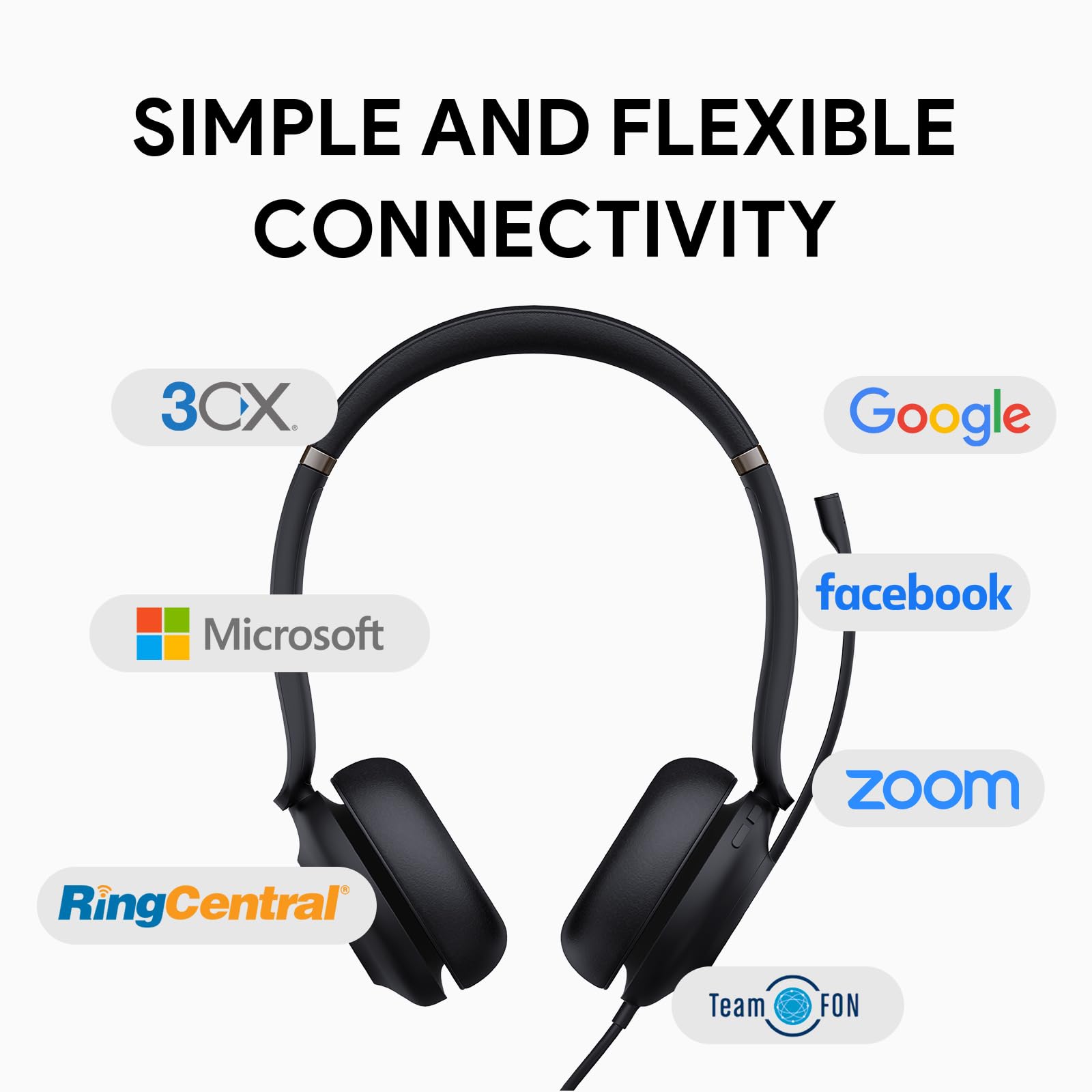 Foto 5 pulgar | Auriculares Usb Yealink Uh37 Con Micrófono Para Pc Portátil - Venta Internacional.