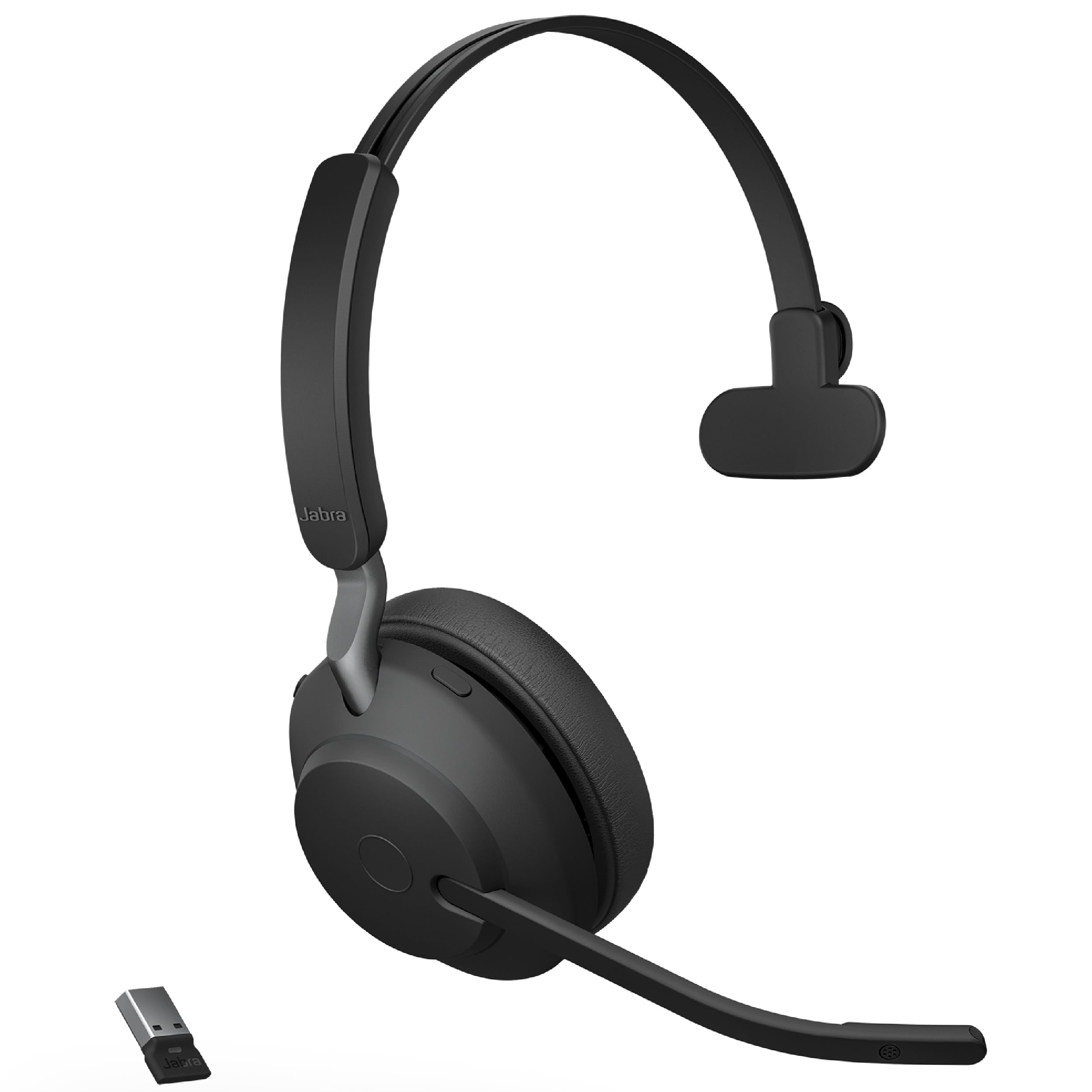 Auriculares Inalámbricos Jabra Evolve2 65 Ms Mono Con Link380a Negros - Venta Internacional.